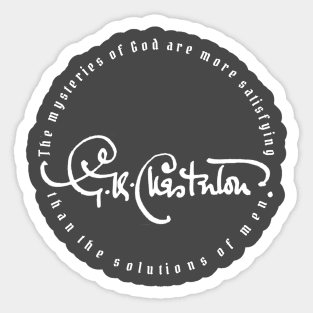 The Mysteries of God Sticker